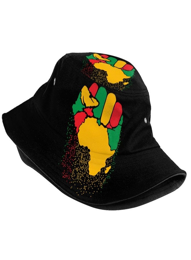 KKRMTUG Juneteenth Bucket Hat for Women Men African Black Freedom Fisherman Hats Summer Outdoor Travel Beach Sun Caps Unisex - Image 2